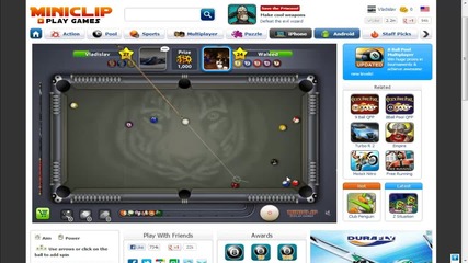 Mini-games: 8-ball pool Multiplayer Ep.2