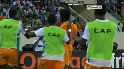 African Nations Cup 2012 Ivory Coast 2 - 0 Burkina Faso