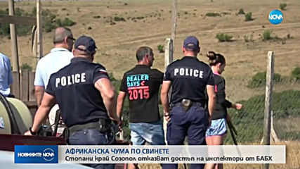 Стопани на прасета в сблъсък със здравни инспектори край Созопол