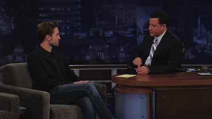Robert Pattinson on Jimmy Kimmel Live 2- 23.08