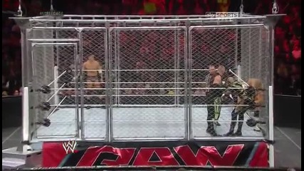The New Age Outlaws с-у Братята Роудс за златото (steel cage match) / Първична сила 03.02.14 г