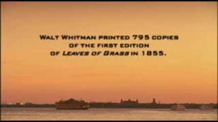 Song Of Myself - Walt Whitman 