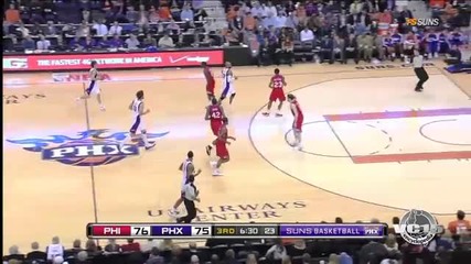 Vince Carter vs. 76ers - 29.12.2010 ( Suns Debut, One - Handed Alley Oop) H Q 