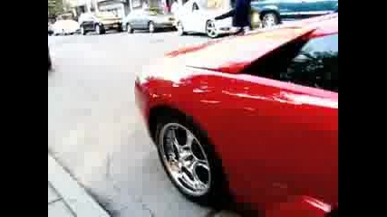 Red Lamborghini Murcielago