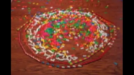 Spiral Domino Run