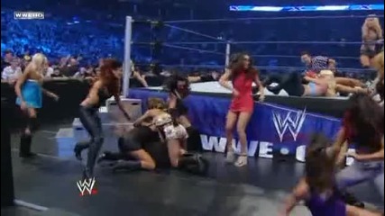Smackdown 2009/10/02 Melina vs Michelle [ Womens championship]