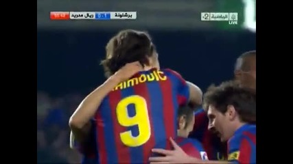 Barcelona 1 Real Madrid 0 Gol Ibrahimovic