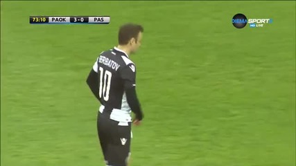 Димитър Бербатов се появи в игра за ПАОК
