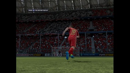 Bayern Miunchen - Liverpool goal A.robben ( Fifa 12 ).avi