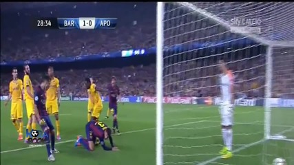 Барселона 1:0 Апоел ( Никозия ) 17.09.2014