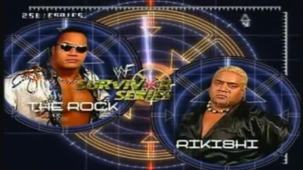 Скалата срещу Рикиши : Survivor Series 2000