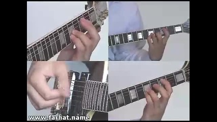 metalica - noting else matter guitar 4 positions