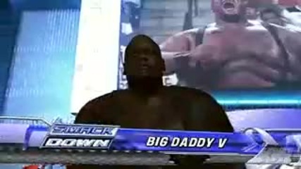 Smackdown vs Raw 09 Big Daddy V Entrance & Gameplay