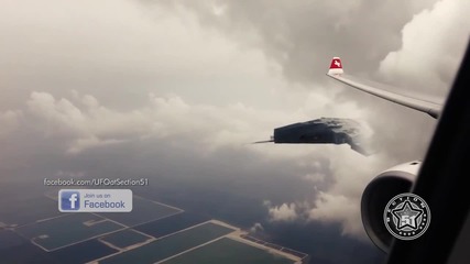 Ufo - filmed by passenger airplane over Germany