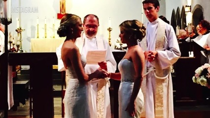 Justin Timberlake Celebrates #LoveWins By Singing at Same Sex Wedding