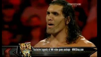 Wwe Draft 2009 Santino Marella vs Khali [6th Draft Pick]