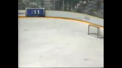 Олимпийски игри Калгари 1988 - хокей Финландия Ссср финал