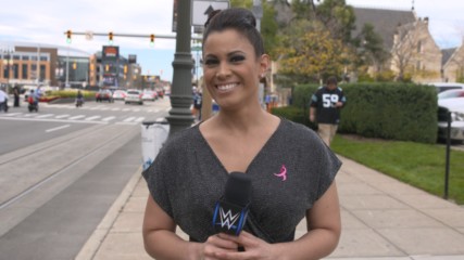 Dasha Fuentes rings in a new era for WWE in Detroit at the Little Caesars Arena: WWE.com Exclusive, Oct. 8, 2017
