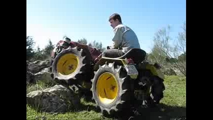 offroad с трактое