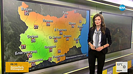 Прогноза за времето (13.09.2019 - сутрешна)