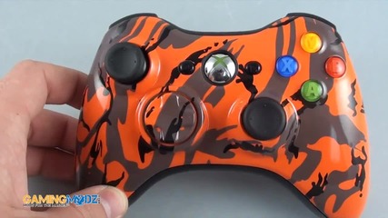 Xbox 360 Controller Orange mod Hd