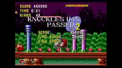 Knuckles In Sonic The Hedgehog Genesis In 1445