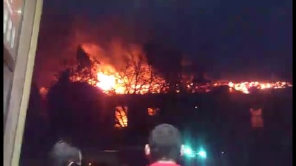 Пожар изпепели Оу Христо Смирненски в Карнобат 23. 03. 2016