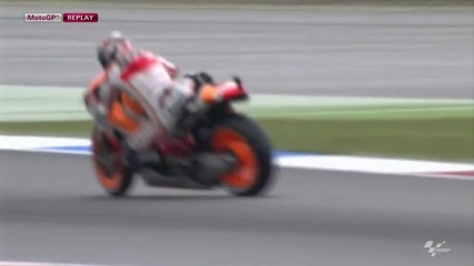 Marc Marquez escaped this incredible Fp3 Assen crash (2013)