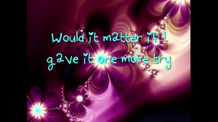 Skillet- Would It Matter [lyrics]