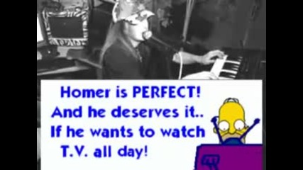 Homer Is Perfect! (забавна песничка)