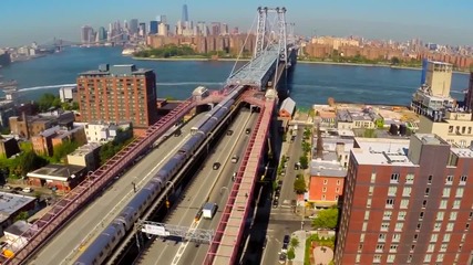 Въздушен дрон заснема величието и блясъка на Ню Йорк !