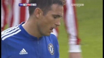Челси - Стоук Сити Лампард Гол 3 - 0!!!!!
