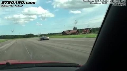 Nissan Gtr vs Koenigsegg Ccx Evolution