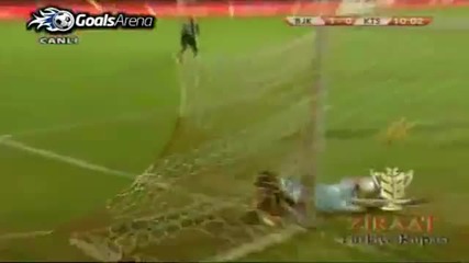 22.12.2010 - Besiktas 1 - 0 Konya Sekerspor Gol Aurelio 