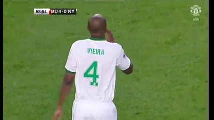 [paul Scholes Testimonial] Manchester United vs New York Cosmos (6-0) Highlights & All Goals
