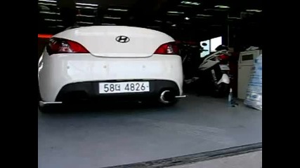 Genesis Coupe with Tanabe Medalion Exhaust 