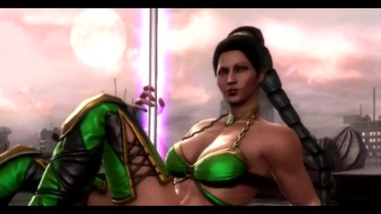 Mortal Kombat 9 Jade Stripper Pole Victory Pose