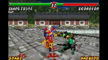 Shang Tsung-scorpion Mortal Kombat