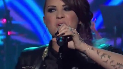 Demi Lovato - Really Don't Care ( Late Night with Seth Meyers) 2014