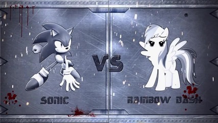 Sonic Vs Rainbow Dash