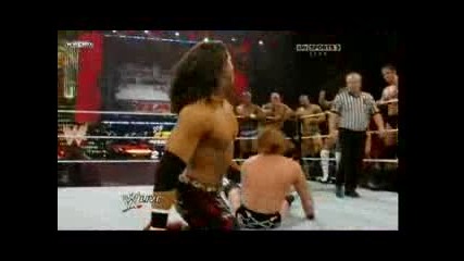 Wwe Raw 10.05.10 - John Morrison , Yoshi Tatsu , Goldust & Santino Marella vs. Nxt Roster 
