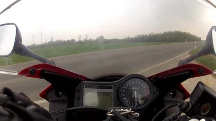 Top Speed Honda Cbr 600 265 km/h