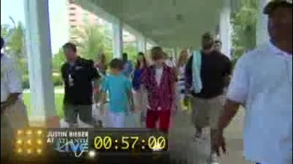footage of justin bieber in the bahamas performance 