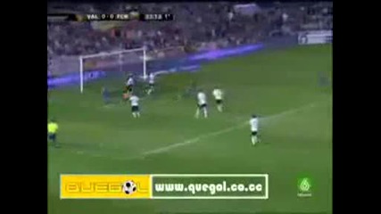 Leo Messi goal - - Valencia 2 - 2 Fc Barcelona - 25.04.09