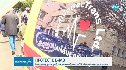 Медици и здравни работници излизат на нов протест