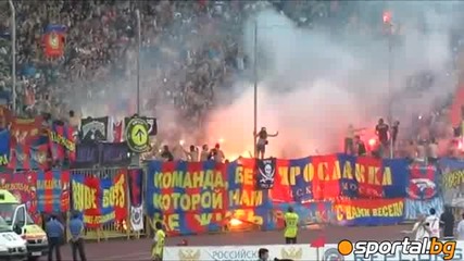 Ултрас Цска Москва срещу Рубин