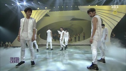 140803 Sbs Inkigayo Infinite - Back