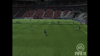 Fifa 11 Ultimate Team Clip 10 - Left Upper 90 shot