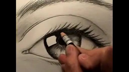 Как се рисува око 