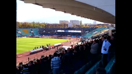 Публиката на дербито Цска - Левски (3:0) в началото на мача (19.10.2013)